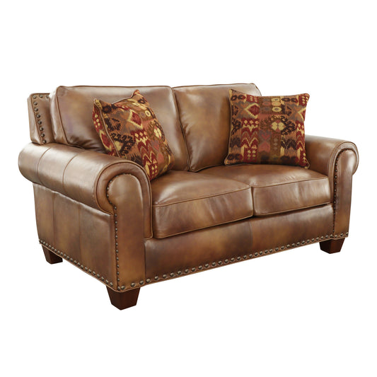 Silverado All-Leather Loveseat