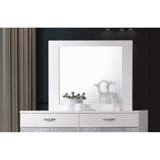 Naima II Mirror in White High Gloss YJ