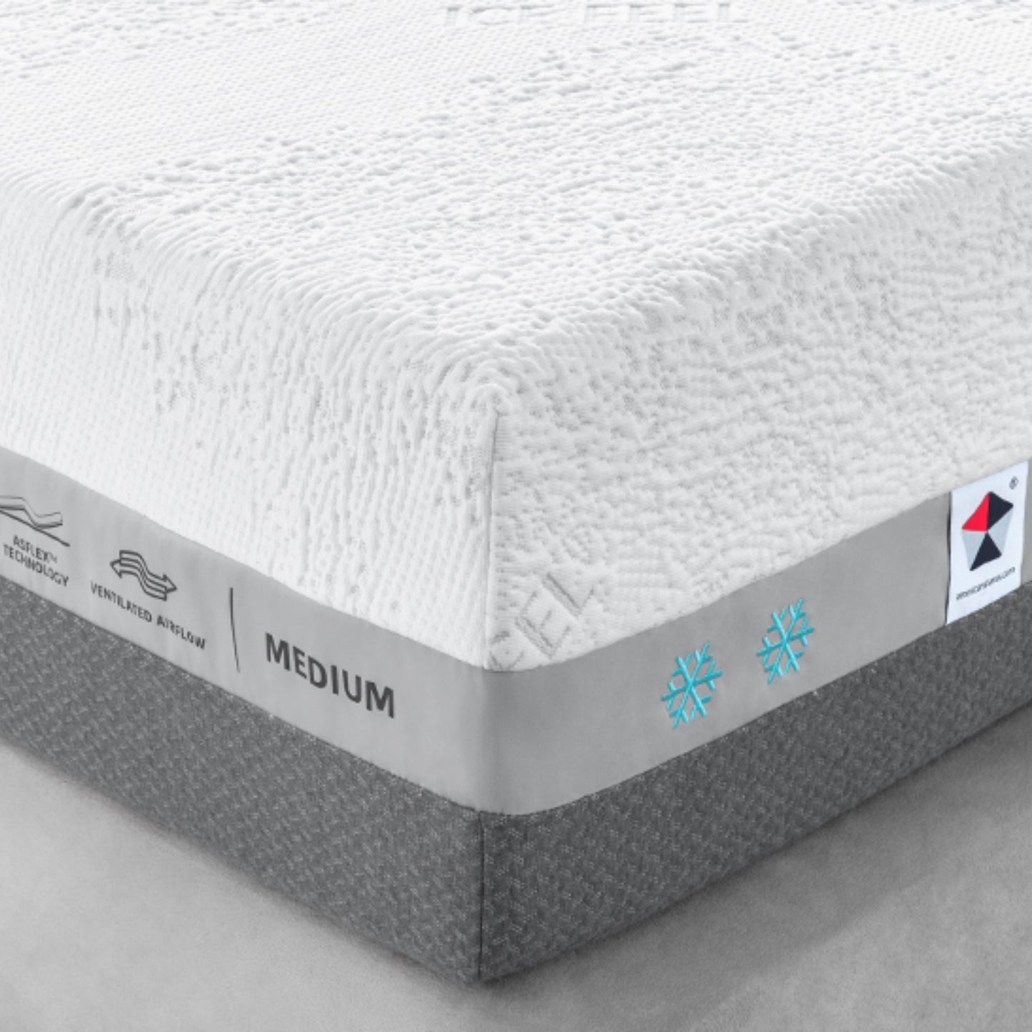 Primerest Ultra Twin XL Mattress, 12.5" Hybrid Max Gel Memory Foam with Ice Feel Cooling Knitted Fabric, Medium Plush Comfort and Individually Wrapped Pocketed Coils, Made in USA