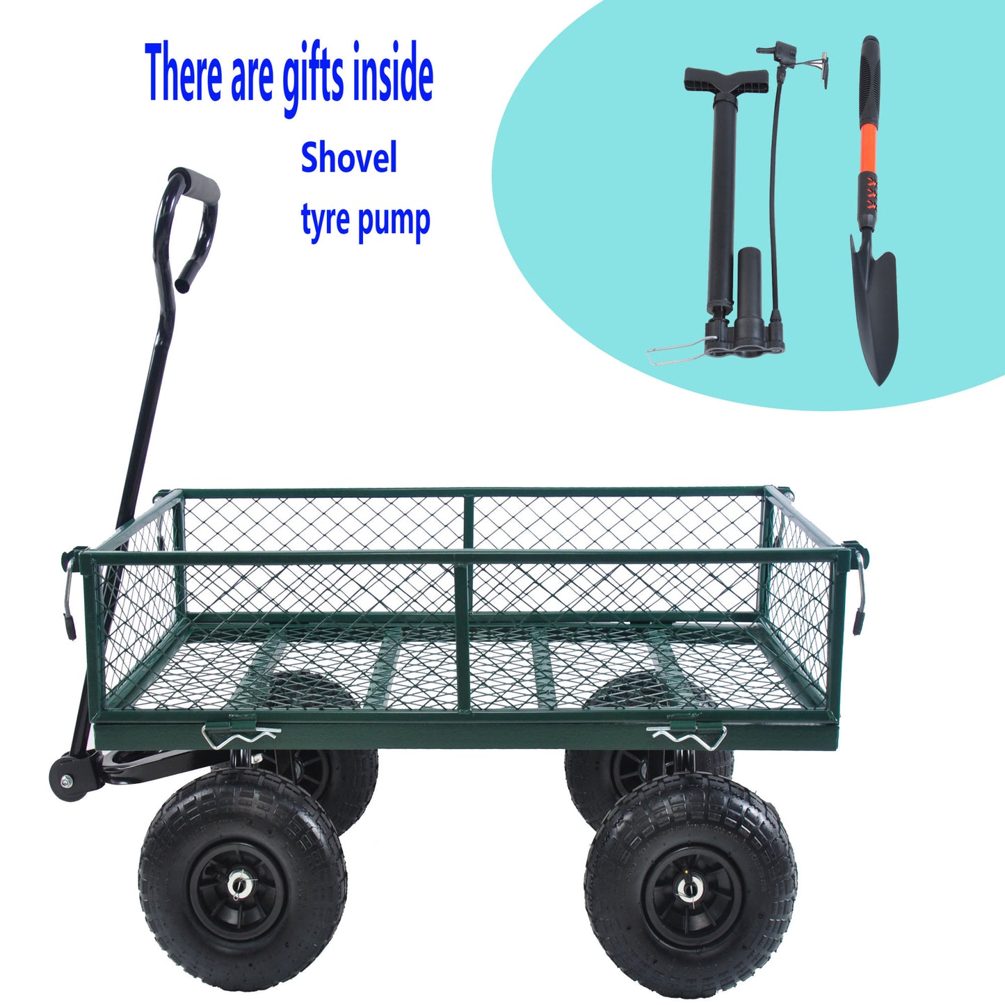 Wagon Garden cart make it easier to transport firewood and other yard work