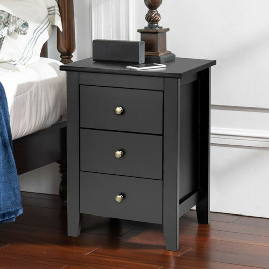 Beautiful Design Modern Style Bedside Cabinet With 3 Drawers