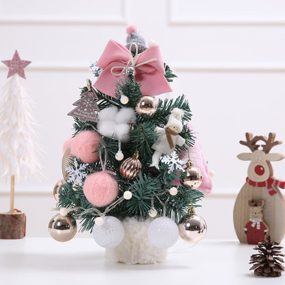 Desktop Christmas Tree;  19.7-inch Artificial Mini Christmas Decoration Tree;  The Perfect Christmas Decoration for Table;  Desk and Counter