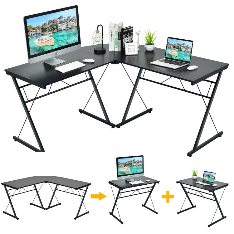 Corner Desk Computer Table for Home Office Study Workstation