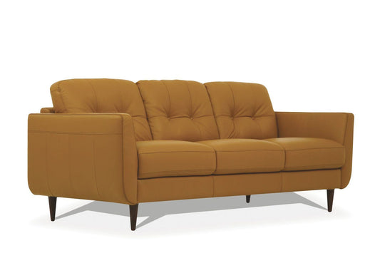 Radwan Sofa, Camel Leather