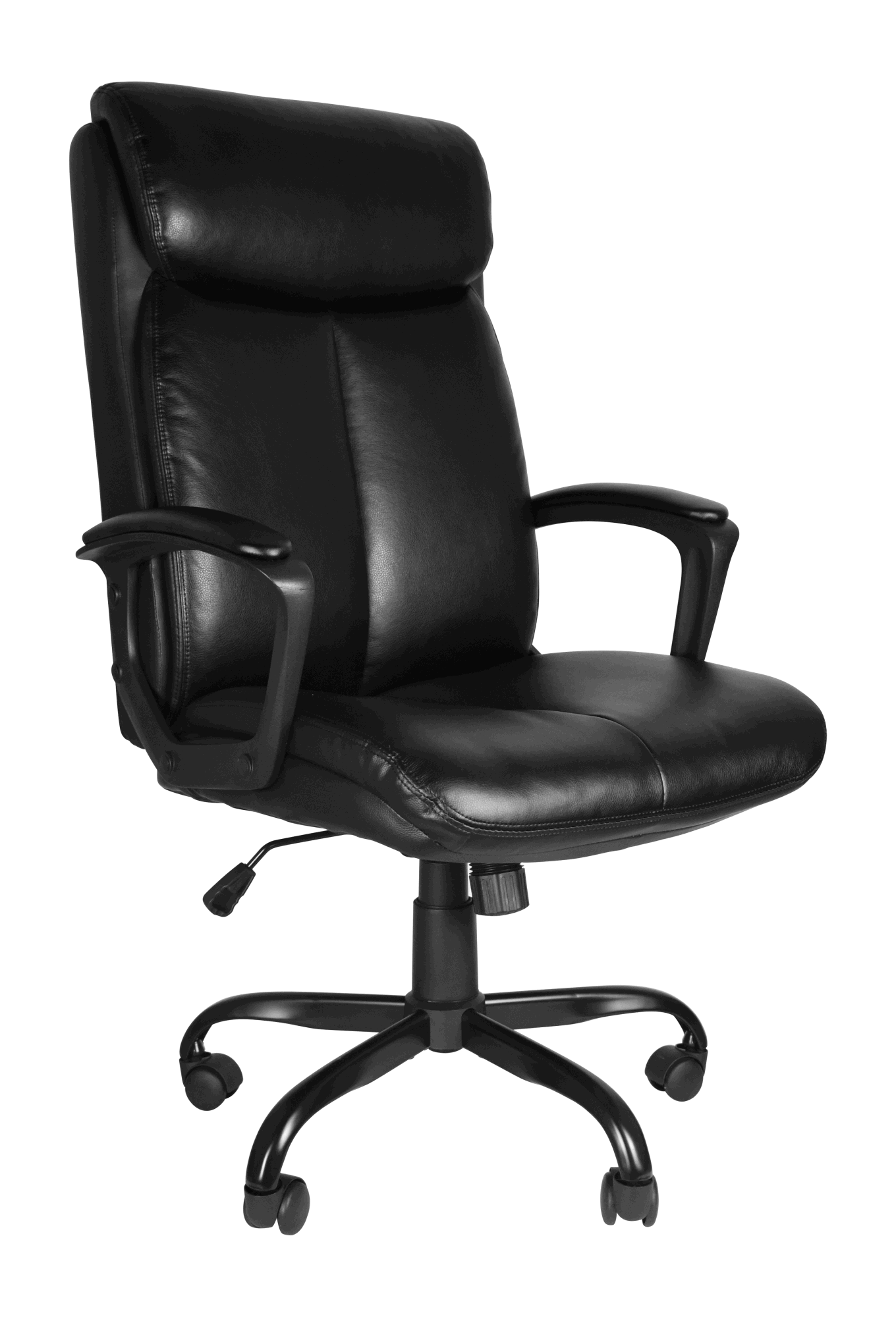 Padded Mid-Back Office Computer Desk Chair with Armrest
