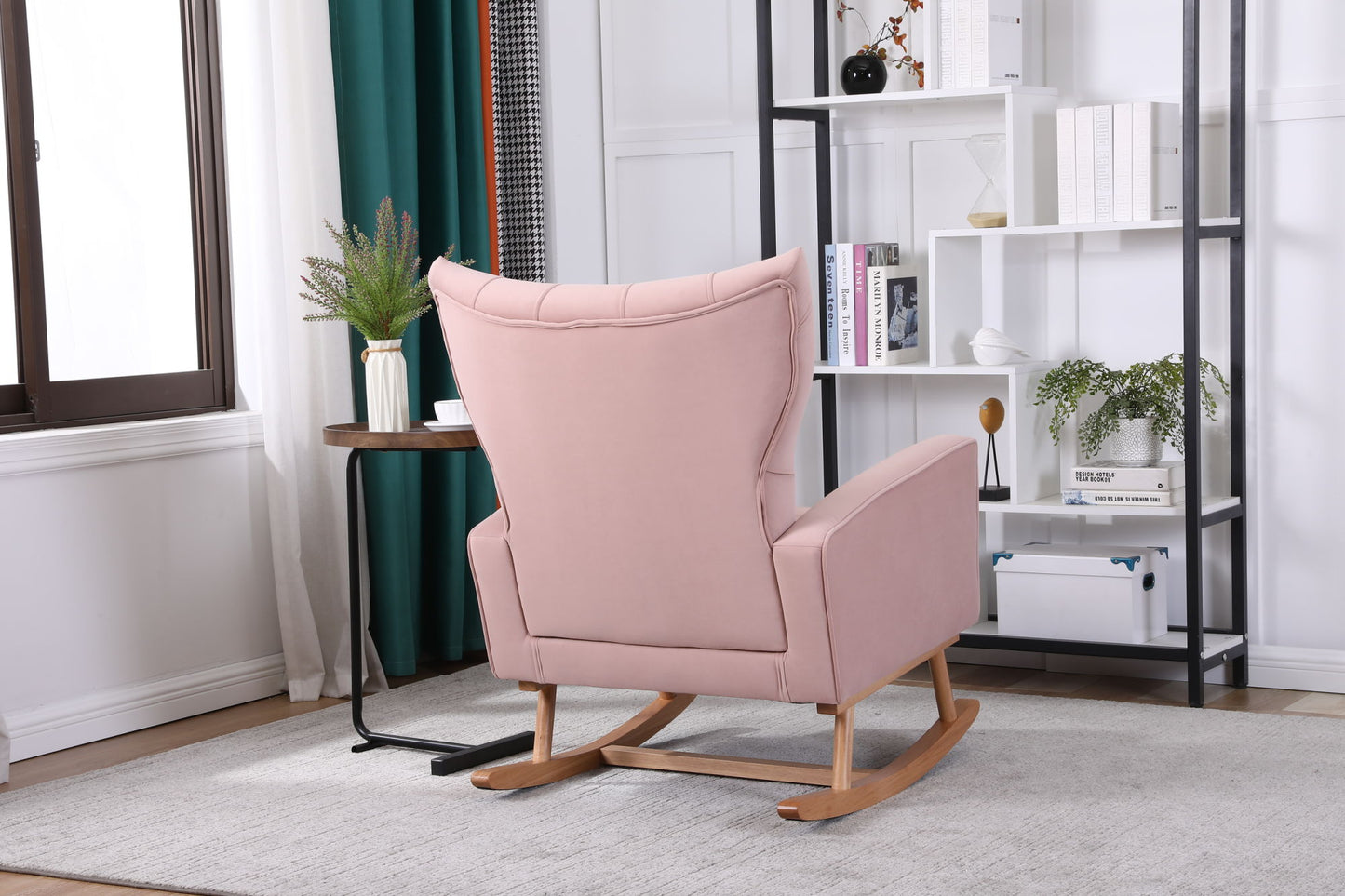 Baby Room High Back Rocking Chair for Nursery