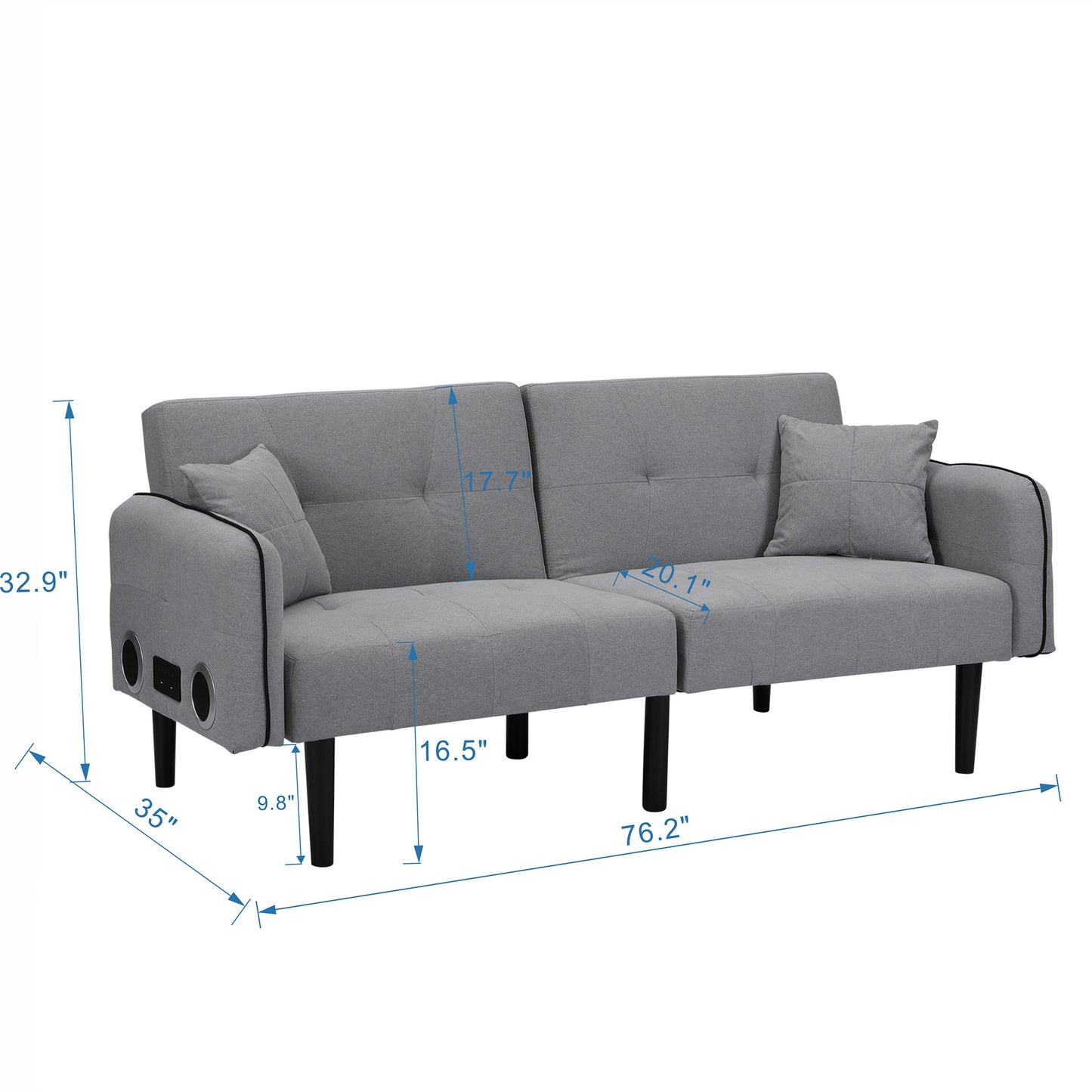 Sofa Bed with stereo