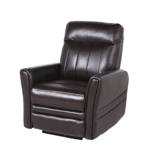 Sophisticated Motion Chair - Top-Grain Leather, Dual Power, Dark Brown