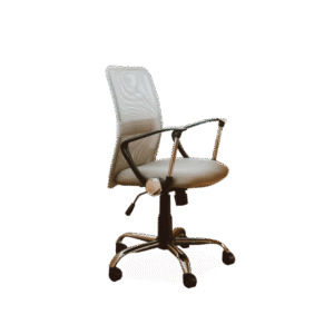 Beige Working Chair With Armrest