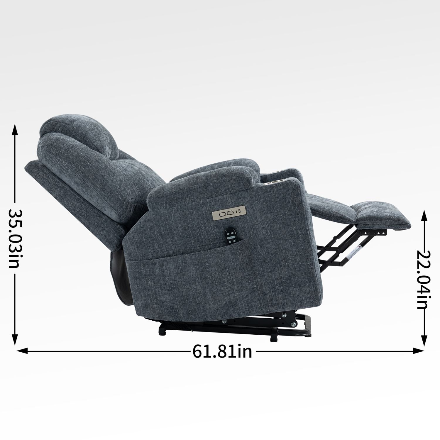 d010277r4ej-14.jpg Blue Power Lift Recliner Chair with Massage, Heat, USB-C, Cup Holders – 350 lbs Heavy Duty Chenille Recliner - Image 15