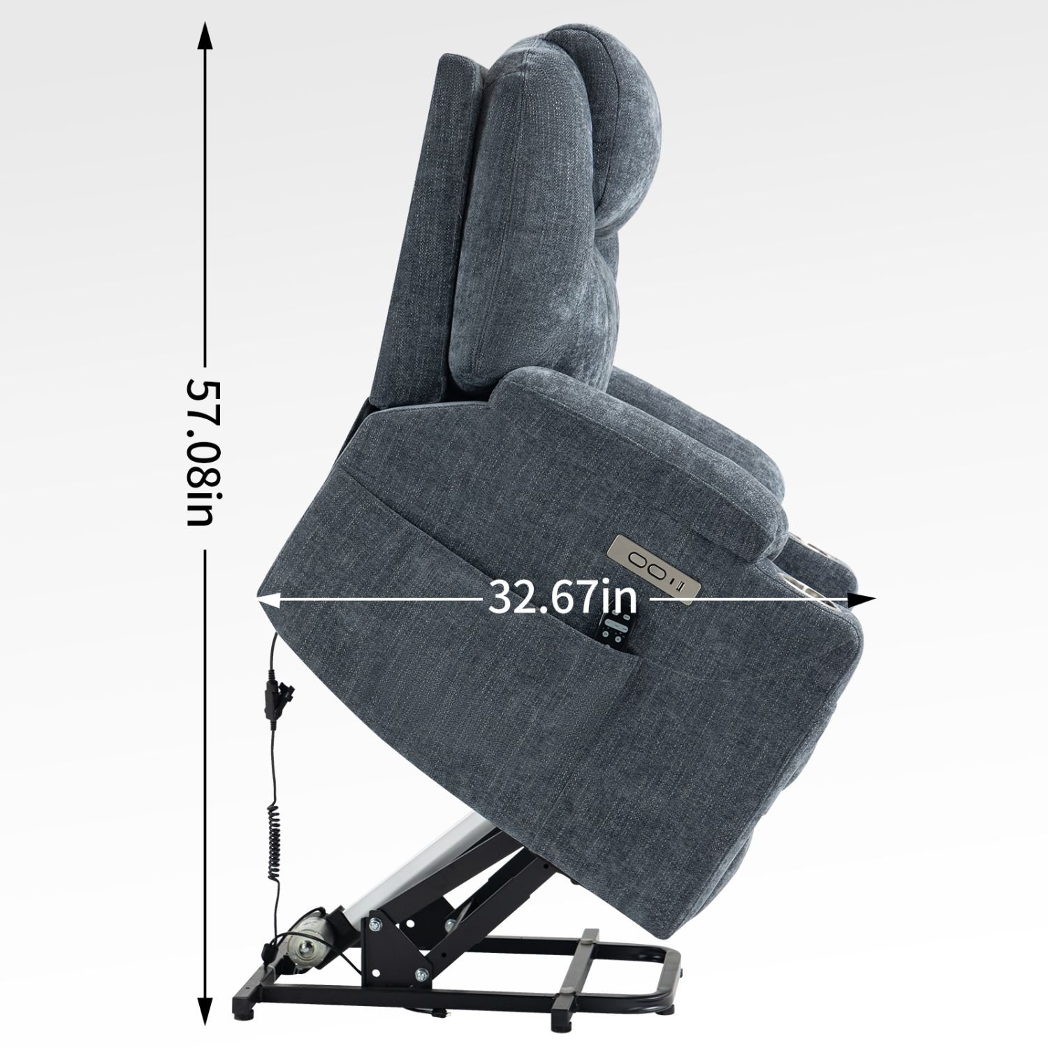 d010277r4ej-15.jpg Blue Power Lift Recliner Chair with Massage, Heat, USB-C, Cup Holders – 350 lbs Heavy Duty Chenille Recliner - Image 16
