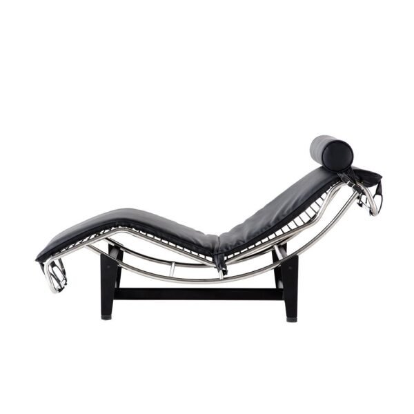 Mid-century Modern Le-corbusier LC-4 Chaise Lounge Chair Recliner Genuine Leather - Image 17