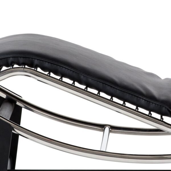 Mid-century Modern Le-corbusier LC-4 Chaise Lounge Chair Recliner Genuine Leather - Image 19