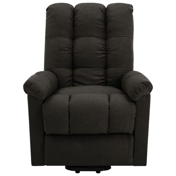 Brown Fabric Power Lift Recliner Chair with Massage & Heat – Electric Reclining Chair for Elderly - Image 3