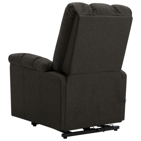 Brown Fabric Power Lift Recliner Chair with Massage & Heat – Electric Reclining Chair for Elderly - Image 5