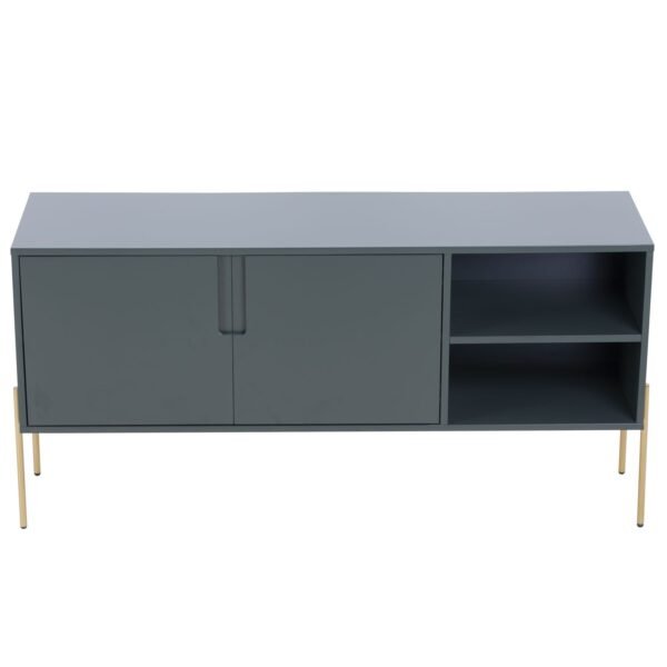 COMBO Mid-Century Green Sideboard Buffet Table or TV Stand – Modern Storage Cabinet for Living Room - Image 5