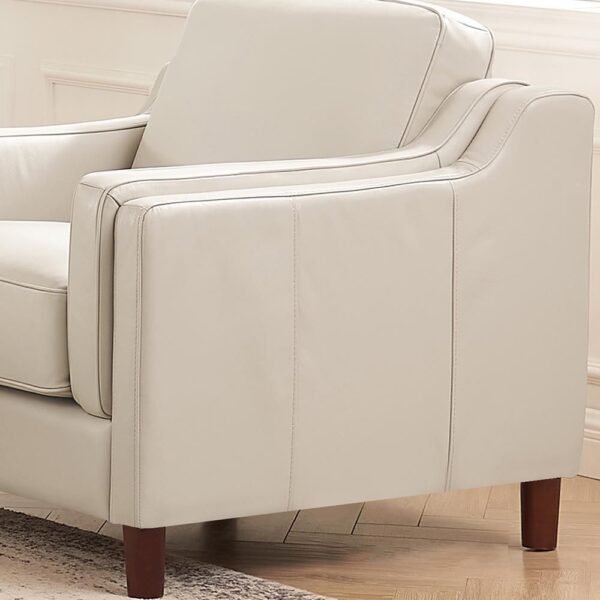Bella Top Grain Leather Chair - Image 4