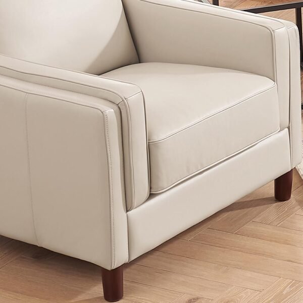 Bella Top Grain Leather Chair - Image 5