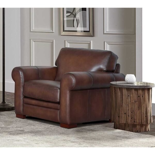 Brookfield Top Grain Leather Chair - Image 3