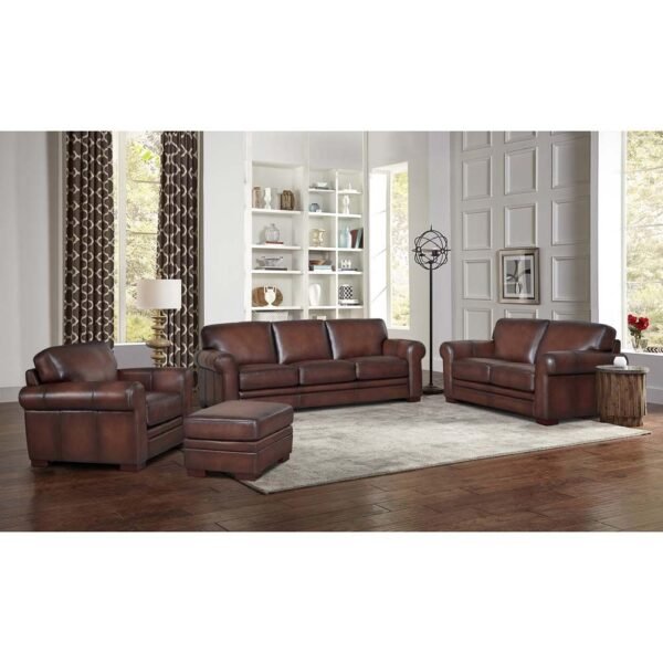 Brookfield Top Grain Leather Chair - Image 4