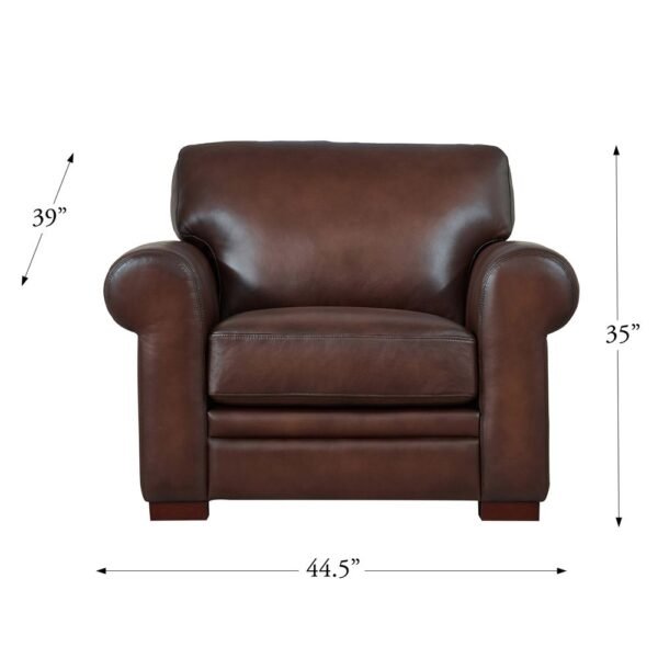 Brookfield Top Grain Leather Chair - Image 6