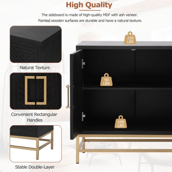 Retro Style Sideboard Buffet - Image 7