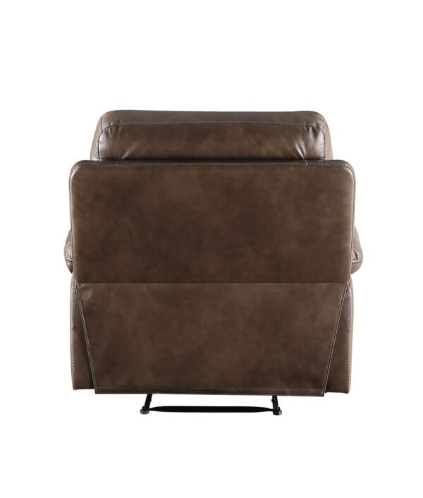 Aashi Brown Leather-GEL Match 3PCS Recliner Living Room Set - Image 8