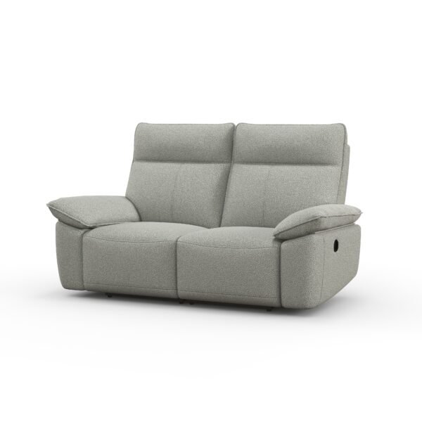 Beige Double Reclining Loveseat for Adults – Wall Hugger Sofa Recliner with Side Pockets for Living Room & Home Theater