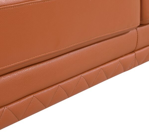 Camel Top Grain Italian Leather Chair - Image 6