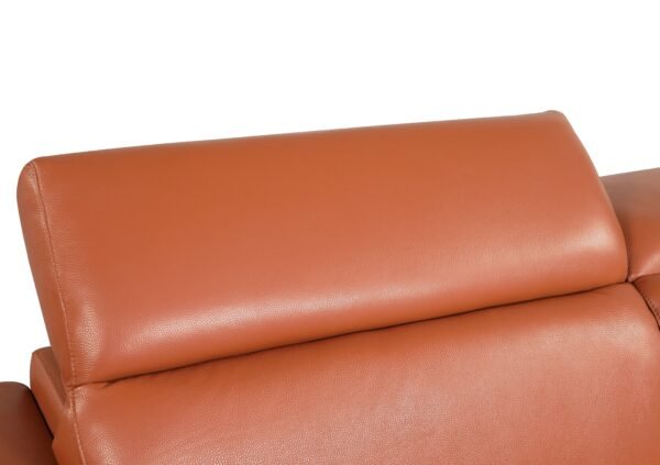 Camel Top Grain Italian Leather Chair - Image 7