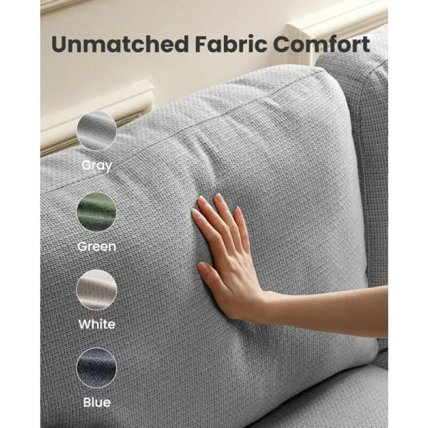 3 Seater Sofa Couch, 89" Modern Couch, Comfy Sofa with Supportive Futon &Thickened Cushion, Removable & Washable Covers, Sofa - Image 5